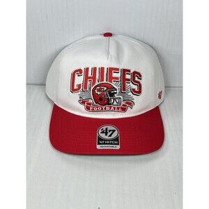 47 Brand Kansas City Chiefs NFL Football Hitch Adjustable SnapBack Hat Cap NEW